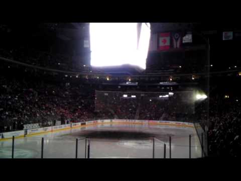 CBJ Xmas intro and Pens take the ice