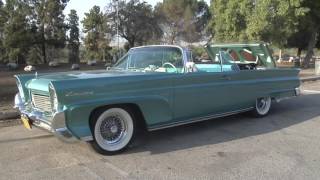 1958 Continental Mark III Convertible - Top Down &amp; Driving