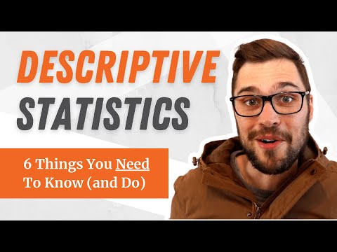 Descriptive Statistics 101: 6 Things You NEED TO DO (With Examples) 📋