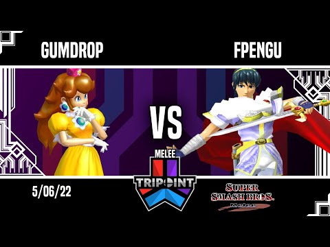 Tripoint Smash 142 - Melee - Gumdrop(Peach) Vs. Fpengu(Marth)
