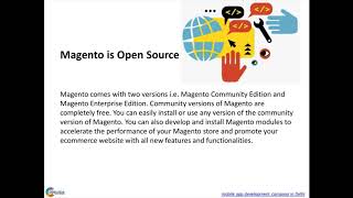 Why to Choose Magento for eCommerce Web Development?