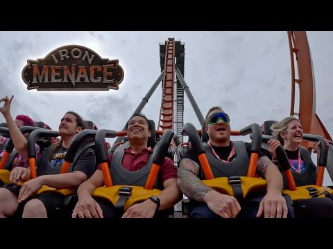 Iron Menace Reverse POV! - Dorney Park's New Roller Coaster!