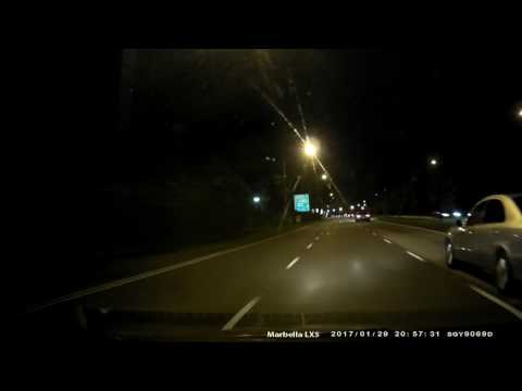 Suspected Drunk Driver "SBT8A" 2017 0129 205501 041A