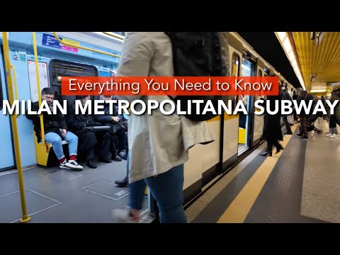 Milan METRO SUBWAY from How to Buy TICKETS to Avoid PICKPOCKETS!!!