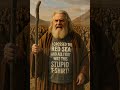 Moses Has Had Enough: A Desert Rant for the Ages(Tired prophet, 600,000 complaints & no cucumbers.)