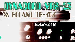Video thumbnail for DYNACORD VRS-23 // Vintage Analog Reverb Delay // ROLAND TR-606 by LESINDES