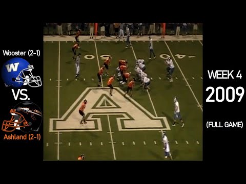 Wooster Generals (2-1) vs. Ashland Arrows (2-1) - 2009 Ohio High School Football (FULL GAME)