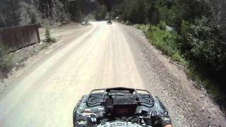 preview picture of video 'Ouray Colorado ATV Trail Rides July 2011 - Part 22 - Mineral Creek Access To Alpine Loop & Lake City'