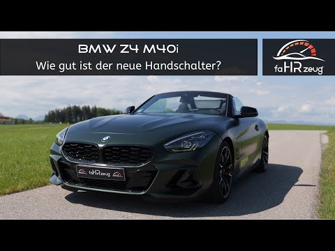 BMW Z4 M40i (2024): This manual transmission will become a classic - Driving report / Review / Ch...