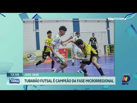 Tubarão futsal vence São Ludgero por 4 a 1 e garante vaga nos Jasc