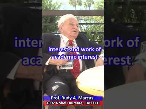 Prof. Rudy A. Marcus, Nobel Laureate in Chemistry gives his impressions on FLOGEN SIPS