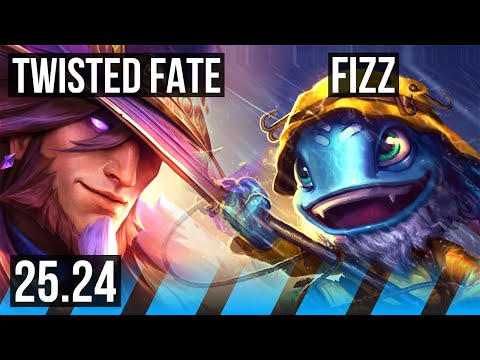 TWISTED FATE vs FIZZ (MID) | KR Master | 25.24