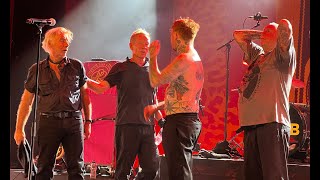 Frank Carter and members of the Sex Pistols &#39;My Way&#39; live at Birmingham O2 Academy