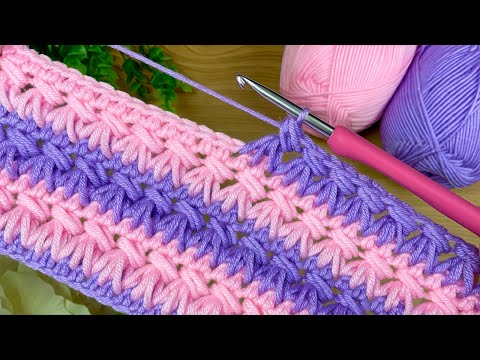 NEVER SEEN Before! New Crochet Stitch for a Cozy Crochet Blanket! Easy and Beautiful Crochet Pattern