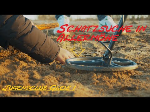 Schatzsuche in Allermöhe Am Gleisdreieck Metalldetektor Sondeln Jugendclub Gleis1