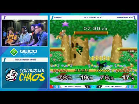 Shine 2018 SSBM - SPI | Zamu & CLN | AbsentPage Vs. Bal | DFox & Faceroll - Smash Melee Doubles LR3