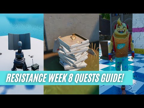 How To EASILY Complete WEEK 8 RESISTANCE Quests! - Fortnite - Chapter 3 - Season 2