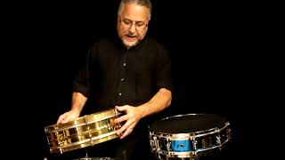 Video thumbnail for Drum Set Snare Drums Part 3- Metal Drums- by rickdior