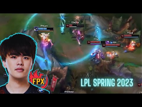 FPX LWX Insane Quadrakill as Zeri against TT in LPL Spring 2023!
