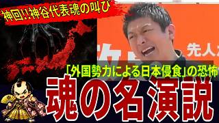 【神回】神谷代表、魂の名演説…「外国勢力による日本侵食」の恐怖を訴える#神谷宗幣#魂の名演説#日本侵食