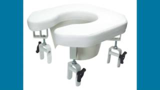 Lumex ® Multi-Position Open Padded Raised Toilet Seat Youtube Video Link