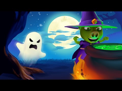 Little Witch Controls Feelings! | Knock Knock, Trick Or Treat? Real Life Play With Ghost