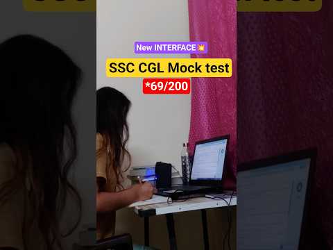 SSC CGL Mock test, Testbook Live mock, New Interface Eduquity mock test #ssccgl #ssc #sscexam #cgl