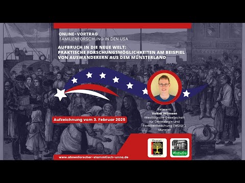 Übersicht der Auswanderer aus Albachten