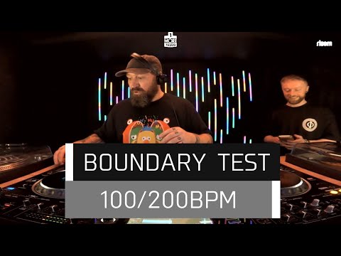 BOUNDARY TEST MIX PT 1 : 100/200BPM : Woosh B2B NoDave