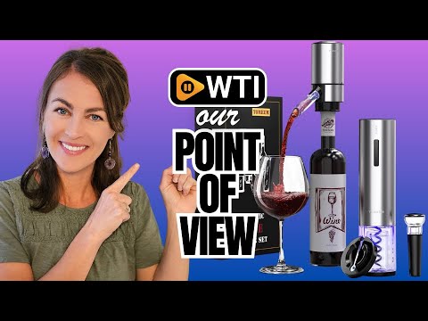 Rechargeable Electric Wine Gift Set - Aerator - WTI product video review