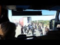 Rioting migrants yesterday- Calais to Dover port