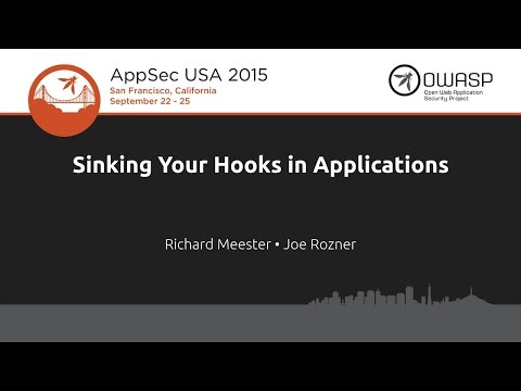 Image thumbnail for talk Sinking Your Hooks in Applications