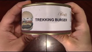 MRE Review: Trekking Burger - Cheeseburger in a Can