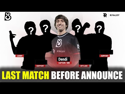 Last Match Dendi Before Announcing B8 New Roster | Dota 2 Pro