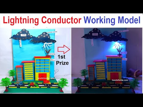 Street Light and Windmill Working Model Making DIY Inspire Science Project DIY howtofunda