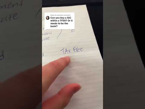 yes you can buy a GIC in your TFSA and you can do it at most banks