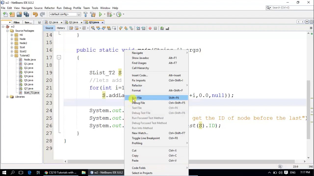 CS210 Tutorial 2 solution