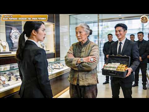 Poorly Dressed Old Woman In Luxury Store Accused Of Theft, Unaware She Is Secret Billionaire