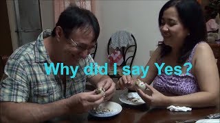 preview picture of video 'Eating Balut with my Honey...'
