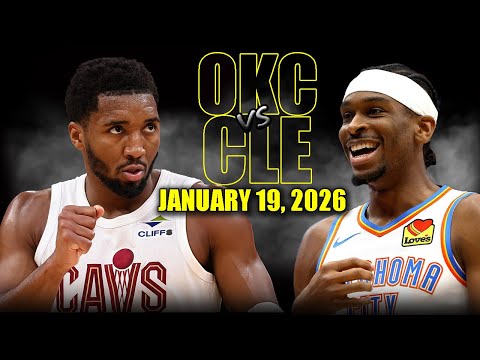 오클라호마시티 썬더 vs 클리블랜드 캐벌리어스 풀 경기 하이라이트 – 2026년 1월 19일 | NBA 시즌