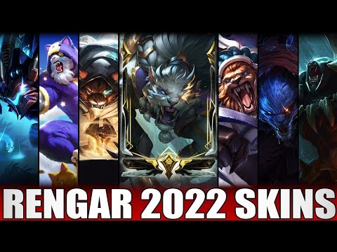 ALL RENGAR SKINS 2022 | Including Sentinel Rengar