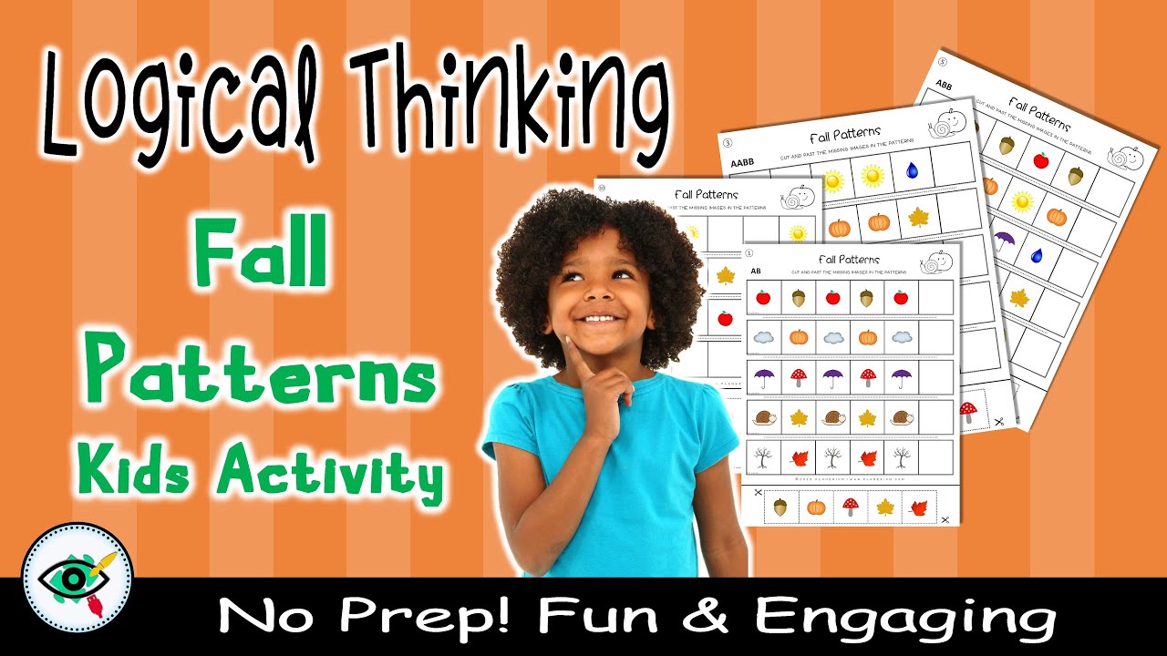Fall Season Patterns activity | Printables for Grades 1-2 | School and Homeschool