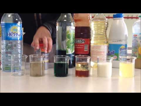 Distinguer les mélanges