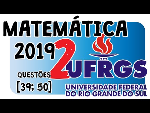 🔴 [UFRGS 2019] Matemática - Considere o quadrado ABCD da figura a seguir, em que G é o ponto médio