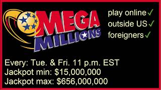 How to Play US American MegaMillions Lottery Online, Outside the US, from Overseas.