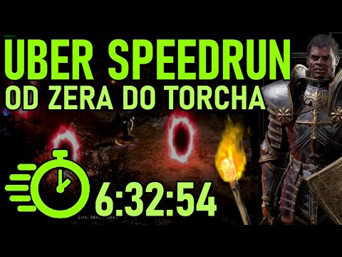 PALADYN OD ZERA DO TORCHA *UBER PALADIN SPEEDRUN* 6:32:54 IGT DIABLO 2: RESURRECTED