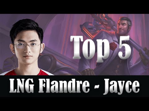 LNG Flandre (Jayce top) Top Plays - LNG Esports vs Rogue Warriors, LPL 2020 Summer Week 9 Highlights
