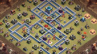 【クラクラ】ＨＡＬさんのドラゴン魔女っ子ネクロ TH13全壊