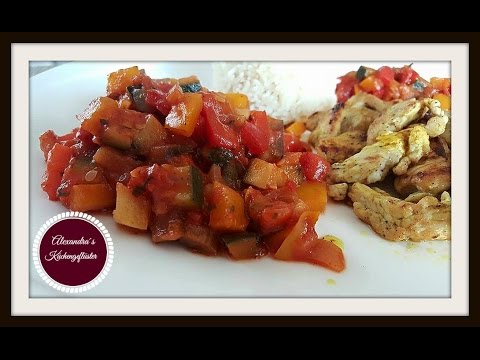 Grundrezept Ratatouille/Paprikagemüse