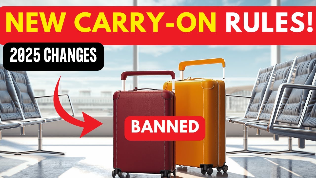 غلاف فيديو Airline Carry-On Rules for 2025: Don’t Get Caught - Your Carry-On Will Be REJECTED